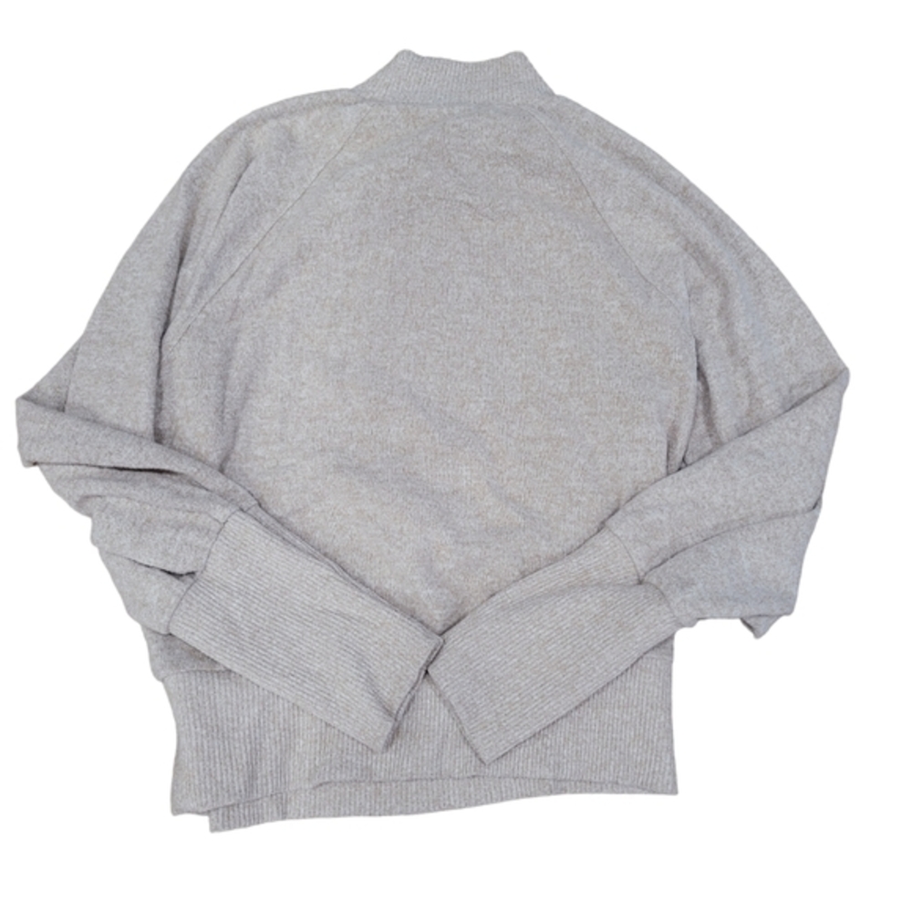 Anthropologie Maeve‎ Mock Neck Sleeve Sweater Ribbed Cuff Casual Knit Pullover - Picture 2 of 6